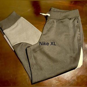 Nike black and grey joggers